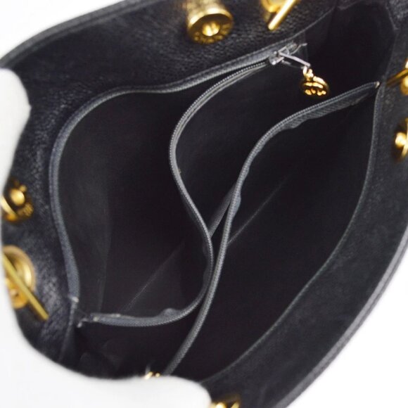 Chanel Black Calfskin Shoulder Tote Bag - Picture 7 of 8
